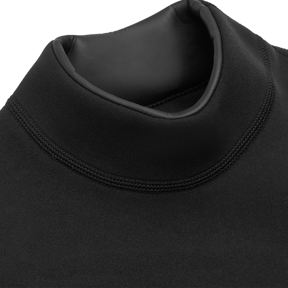 2025 Nyord Frauen Tempus 2/2mm Brustreißverschluss Shorty Neoprenanzug N04BA00014 - Black